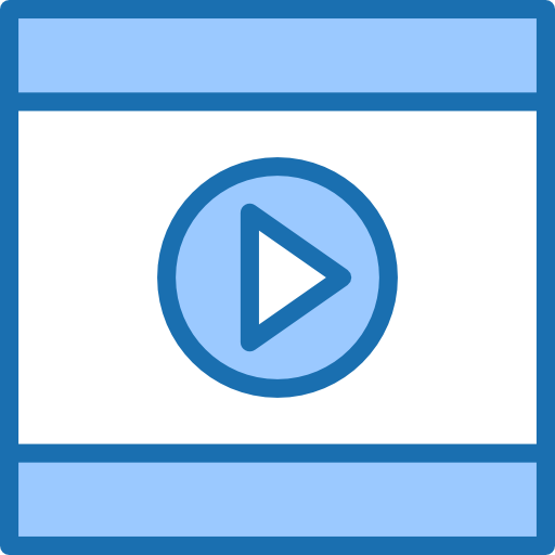 reproductor de video icono gratis