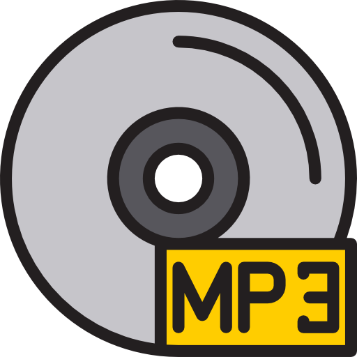 Audio file, audio icon, mp3, mp3 audio file, mp3 file, mp3 icon, music file  icon - Download