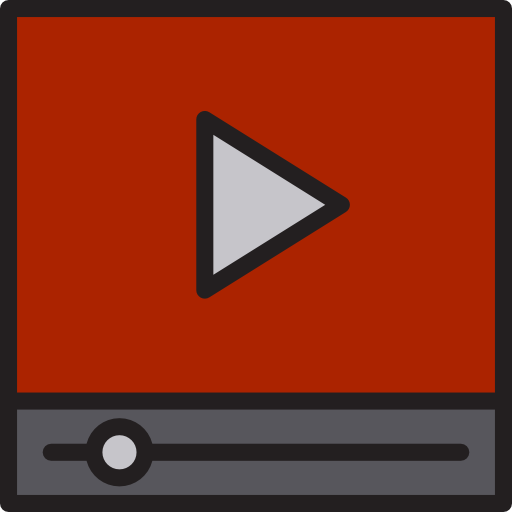 reproductor de video icono gratis