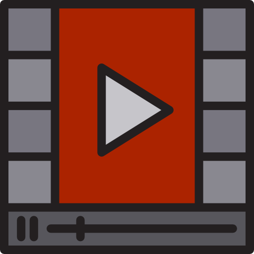 reproductor de video icono gratis