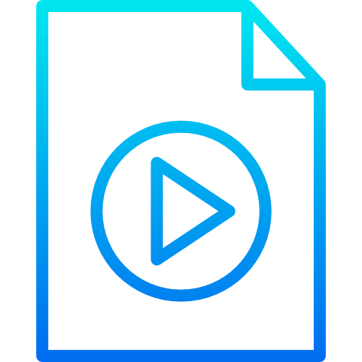 archivo de vídeo icono gratis