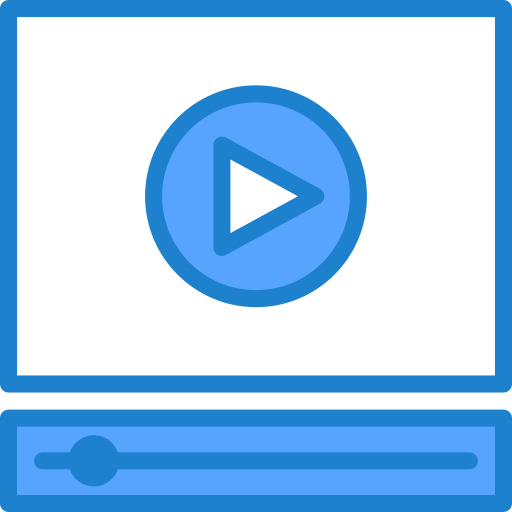 reproductor de video icono gratis