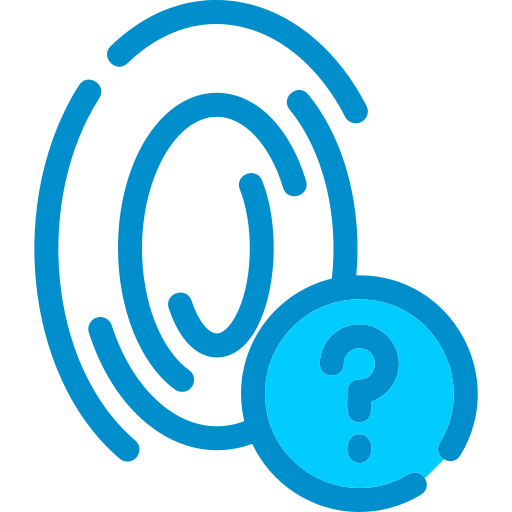 huella dactilar icono gratis