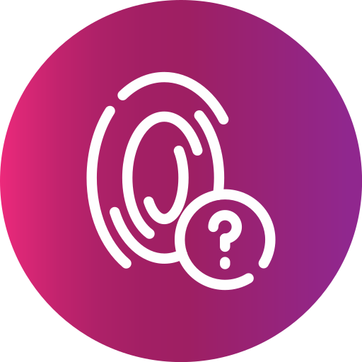 huella dactilar icono gratis