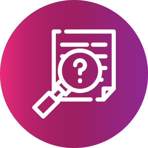 Investigation Generic gradient fill icon