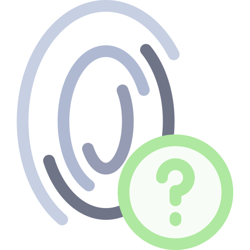 huella dactilar icono gratis