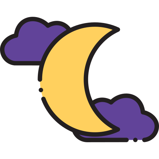 Moon Generic color lineal-color icon