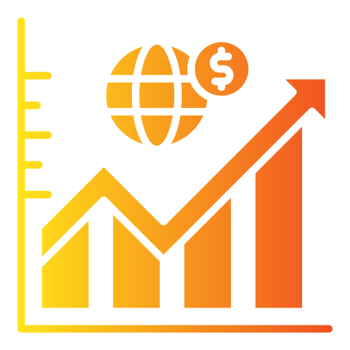 bolsa de valores icono gratis
