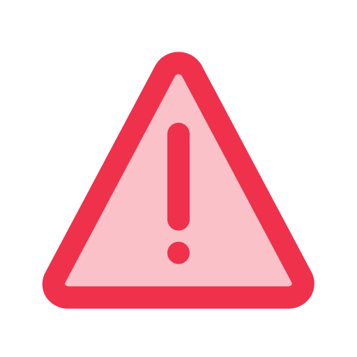Warning free icon