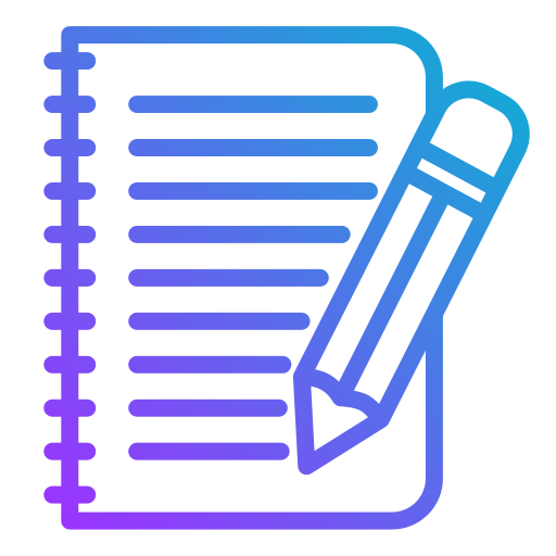 Notebook Generic gradient outline icon