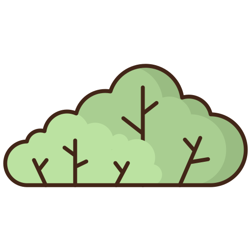 arbustos icono gratis