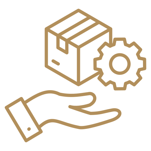 gestión de productos icono gratis