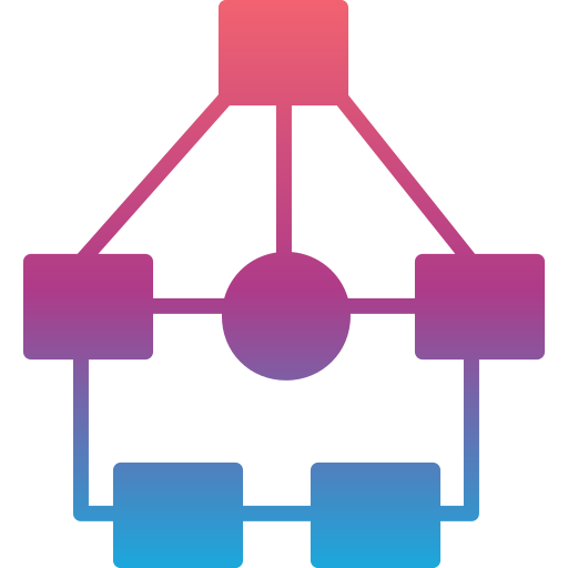 diagrama de flujo icono gratis