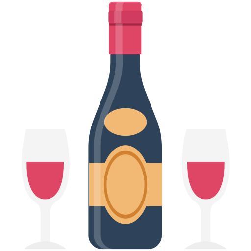 bebida de vino icono gratis