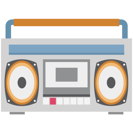 boombox icono gratis