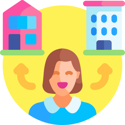Hybrid work free icon Hybrid work free icon