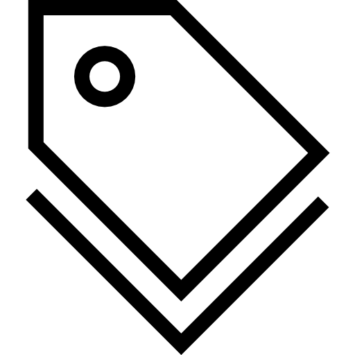 etiqueta icono gratis