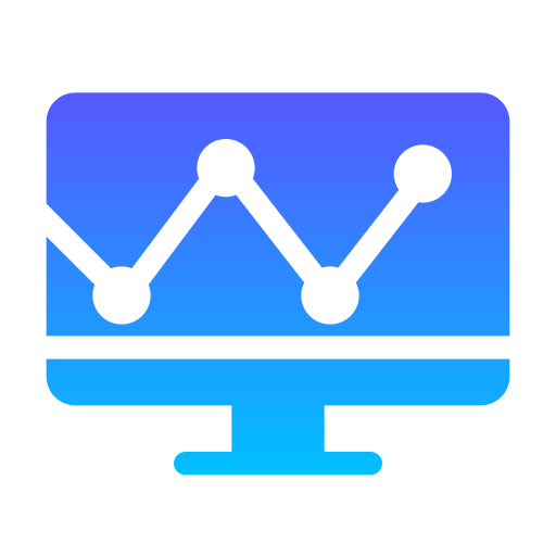 gráfico de linea icono gratis