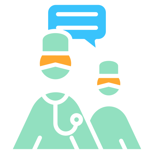 의사의 도움 무료 아이콘