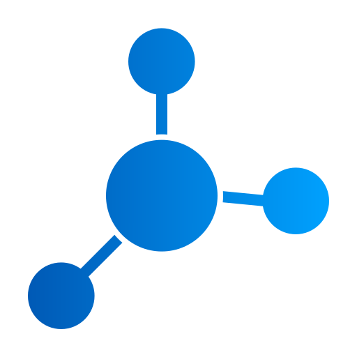 Atom Generic gradient fill icon