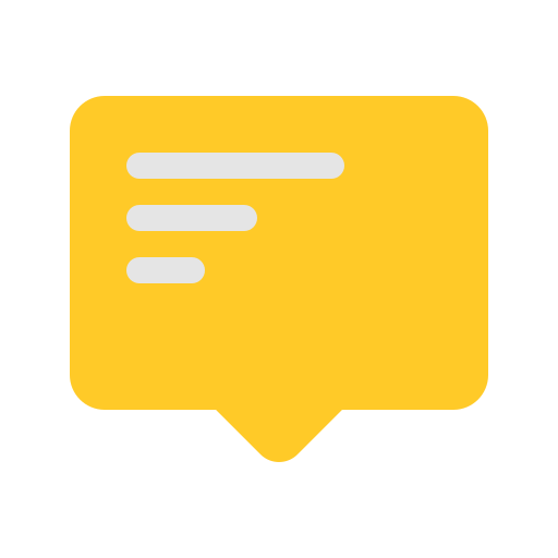 globo de chat icono gratis