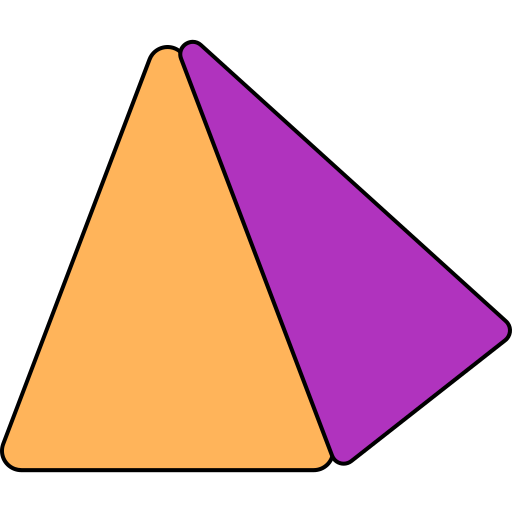 pirámide icono gratis