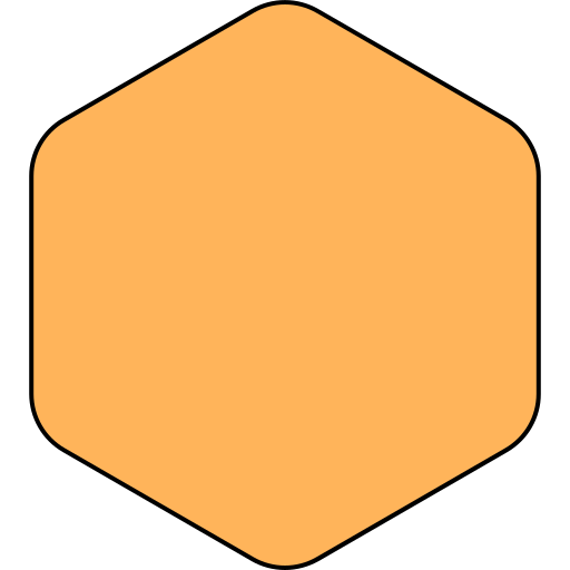 hexágono icono gratis