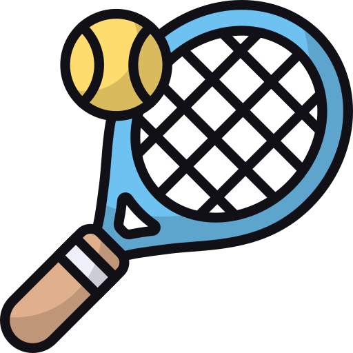 Raqueta de tenis - Iconos gratis de deportes y competición