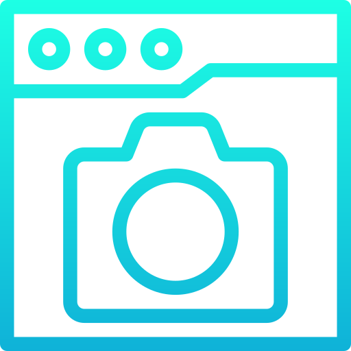 Camera Generic gradient outline icon