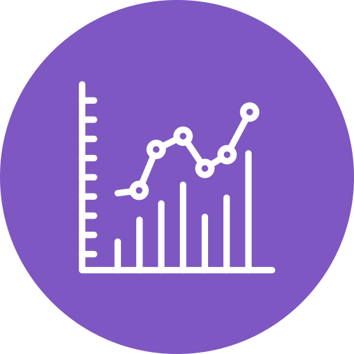 gráfico de columnas icono gratis