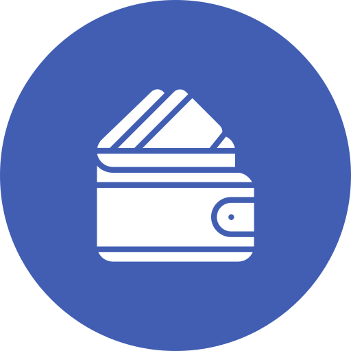 Wallet Generic color fill icon