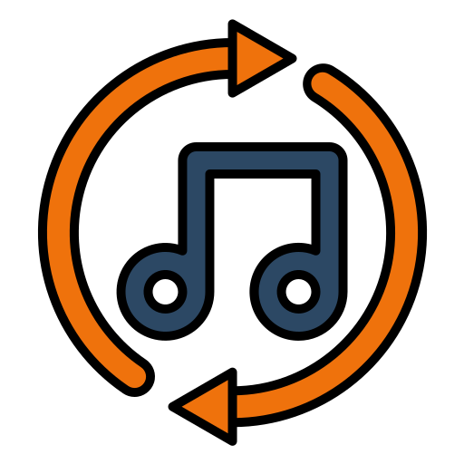 Repeat song free icon