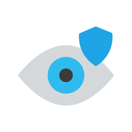 seguro ocular icono gratis