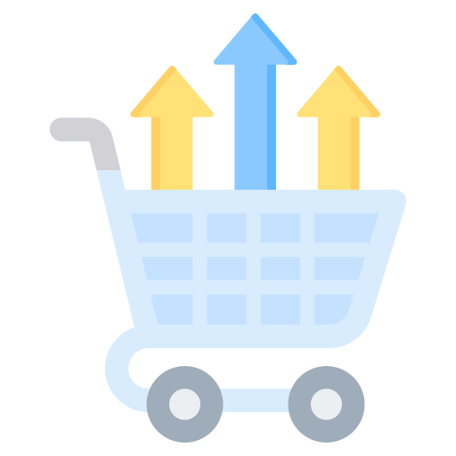 venta adicional icono gratis