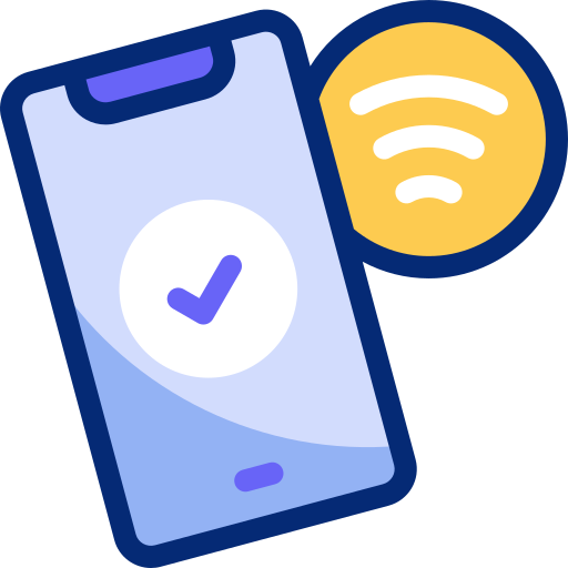 kontaktloses bezahlen kostenlos Icon kontaktloses bezahlen kostenlos Icon