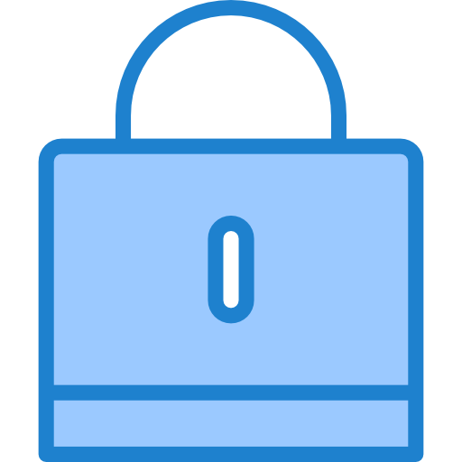 Padlock srip Blue icon