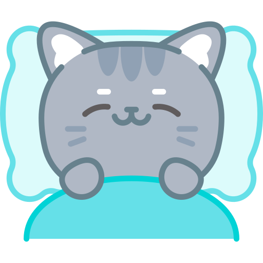 Sleeping free sticker
