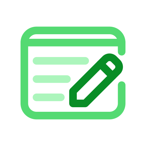 Copy writing Generic color outline icon