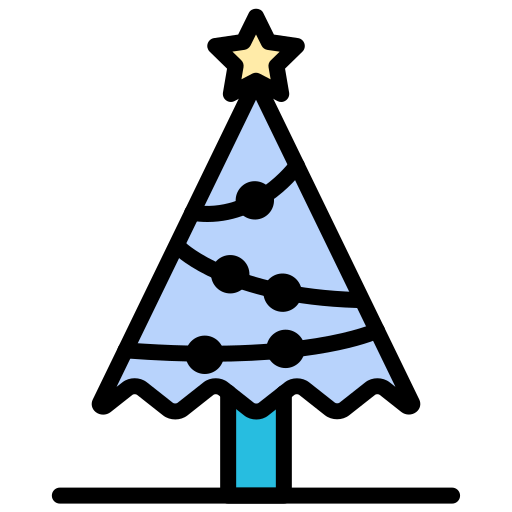 árbol de navidad icono gratis