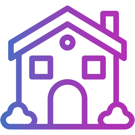 House Generic gradient outline icon