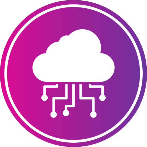 computación en la nube icono gratis