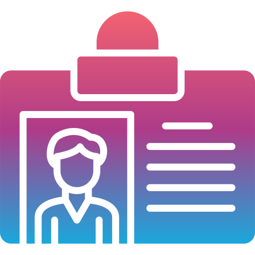 tarjeta de identificación icono gratis