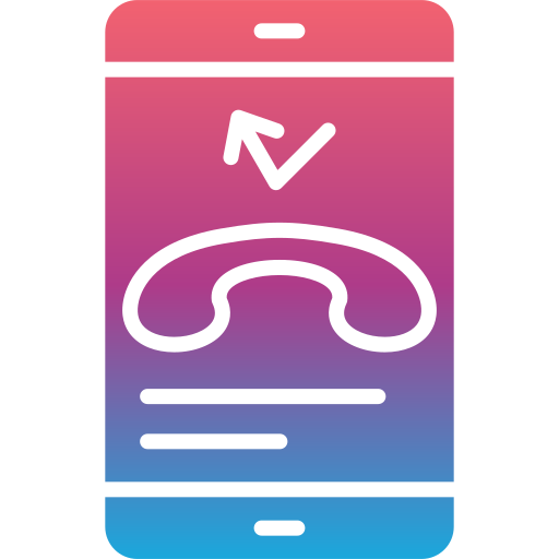 llamada perdida icono gratis