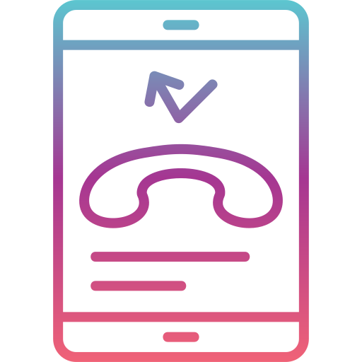 llamada perdida icono gratis
