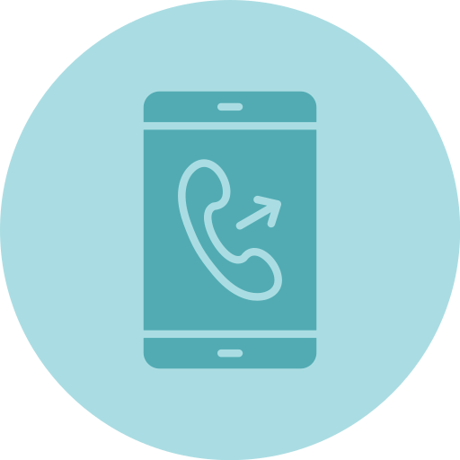 Outgoing call free icon