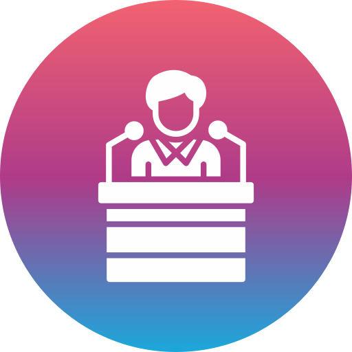 pressekonferenz kostenlos Icon