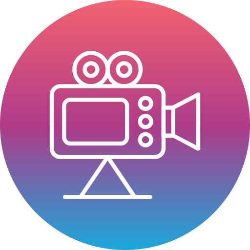 camara de video icono gratis