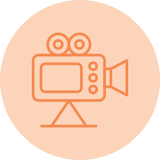 camara de video icono gratis