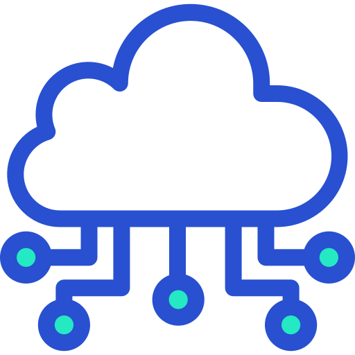 computación en la nube icono gratis