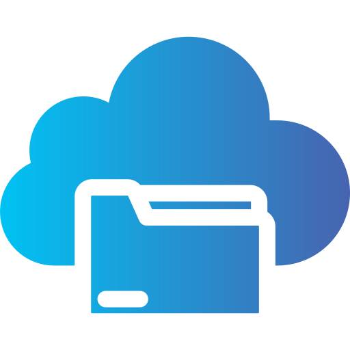 almacenamiento en la nube icono gratis